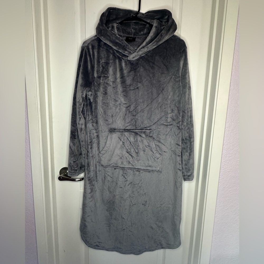 S/M 32° Heat cozy sleepwear lounger gray